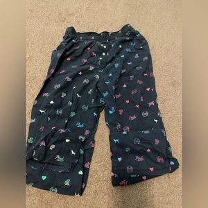 Navy blue pajama pants